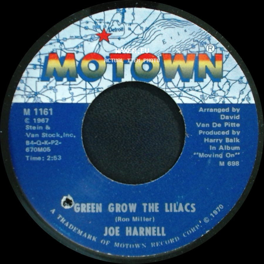 Joe Harnell - Green Grow The Lilacs / My Cherie Amour side A