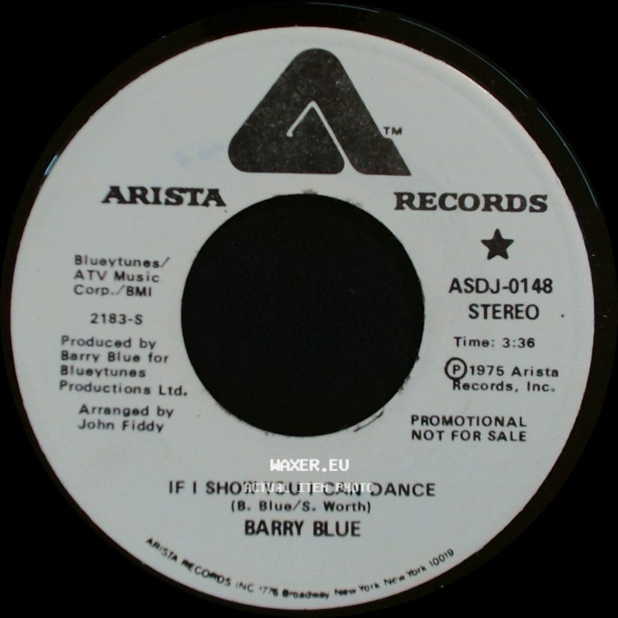 Barry Blue - If I Show You I Can Dance / If I Show You I Can Dance side A