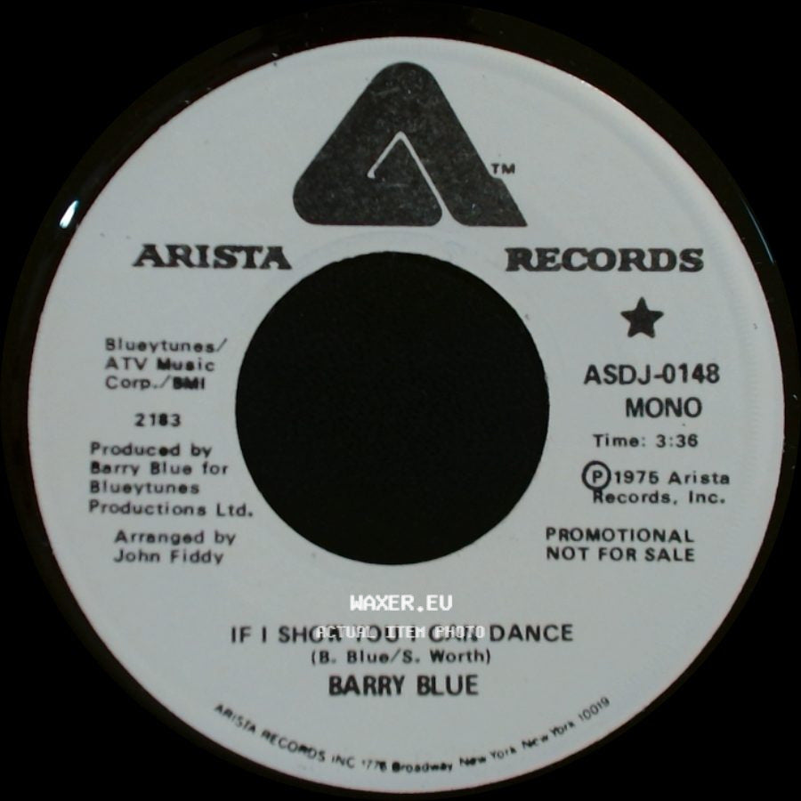 Barry Blue - If I Show You I Can Dance / If I Show You I Can Dance side B