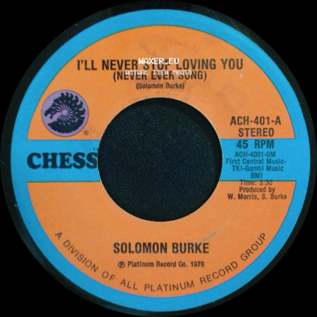 Solomon Burke - The Do Right Song / I'll Never Stop Loving You (Never Ever Song) side B