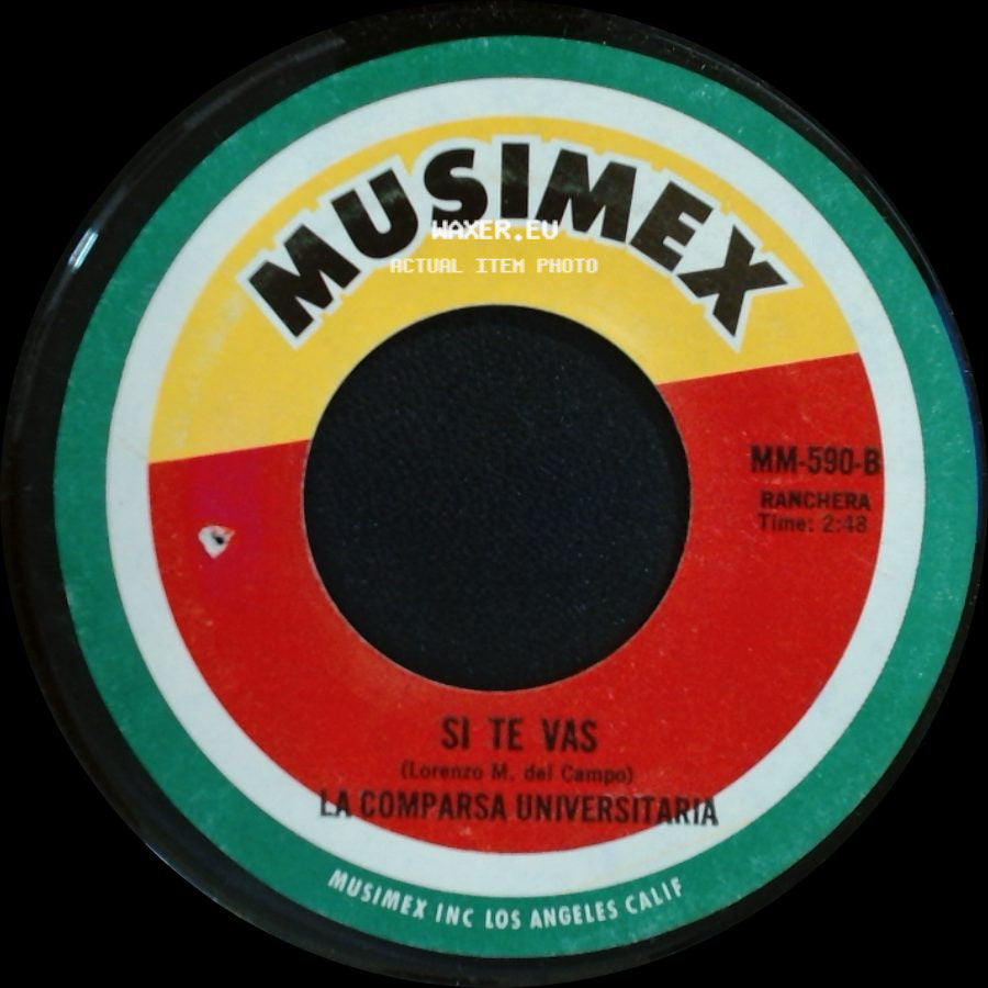 La Comparsa Universitaria - Ya Me Voy / Si Te Vas side B