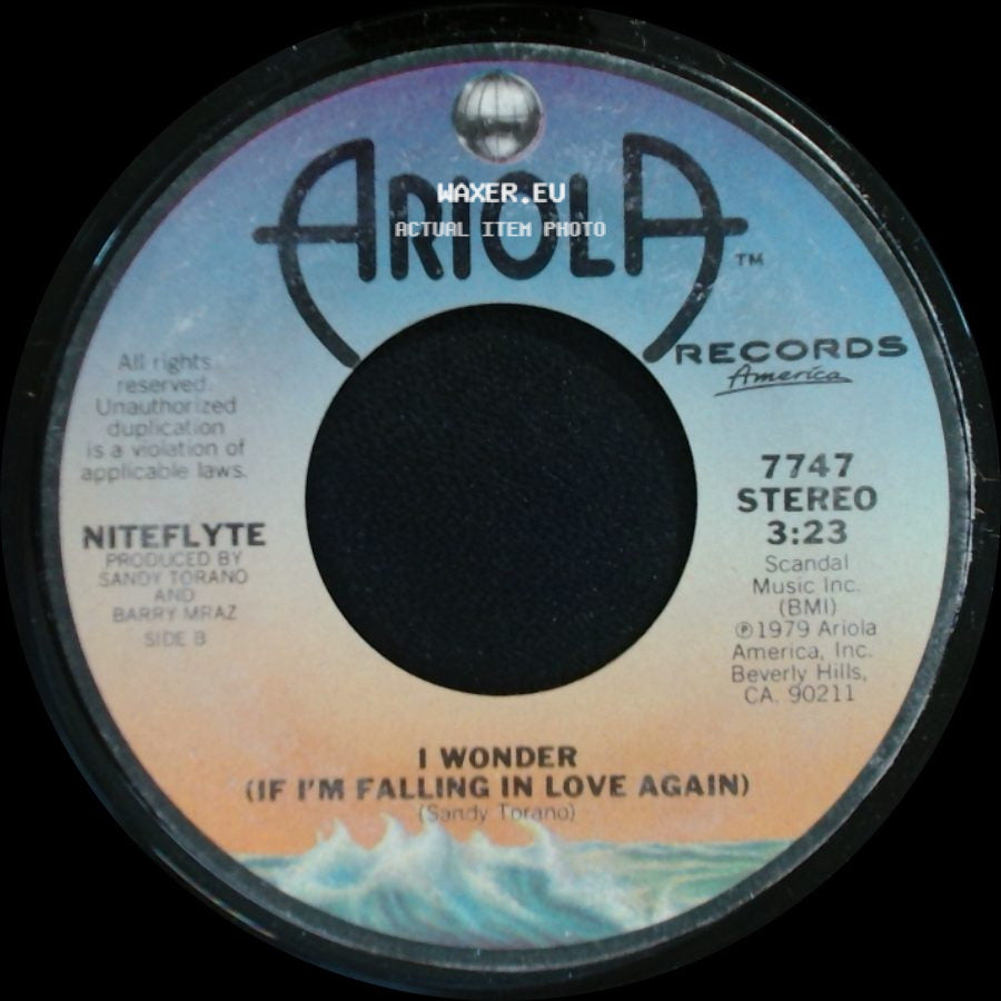 Niteflyte - If You Want It / I Wonder (If I'm Falling In Love Again) side B