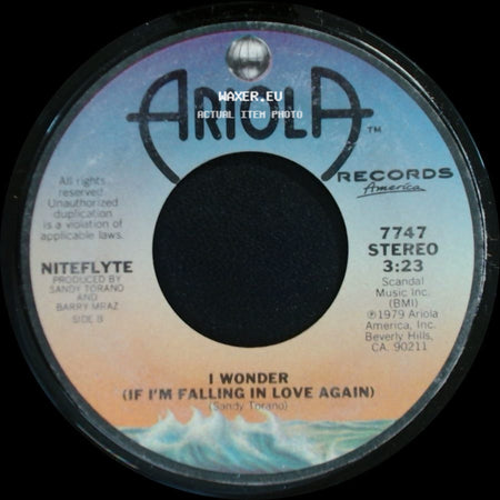 Niteflyte - If You Want It / I Wonder (If I'm Falling In Love Again) side B