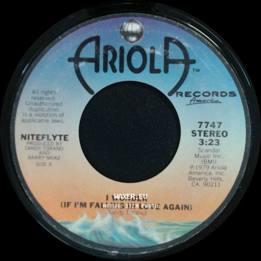 Niteflyte - If You Want It / I Wonder (If I'm Falling In Love Again) side B