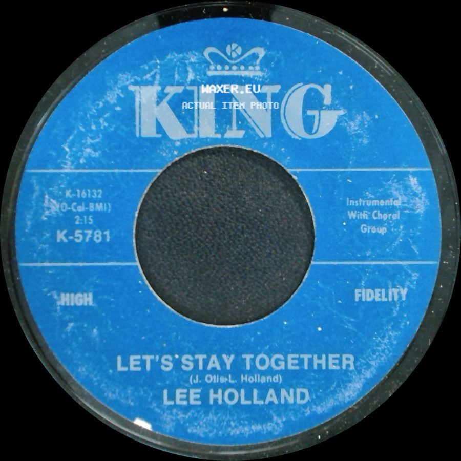 Lee Holland - Let's Stay Together / Give Me Back My Heart side A