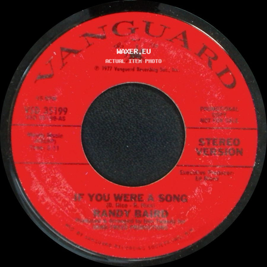 Randy Baird - If You Were A Song / If You Were A Song side A