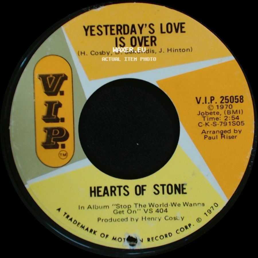 Unknown Artist - Yesterday's Love Is Over / It's A Lonesome Road side A
