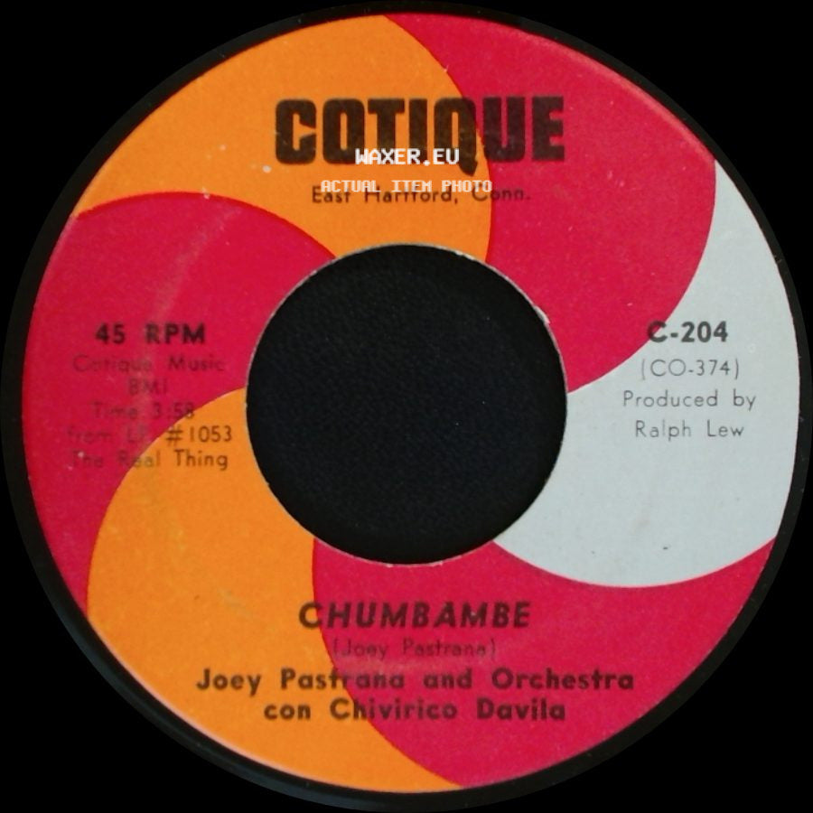 Joey Pastrana And Orchestra Con Chivirico Davila - Chumbambe / Noche De Ronda side A