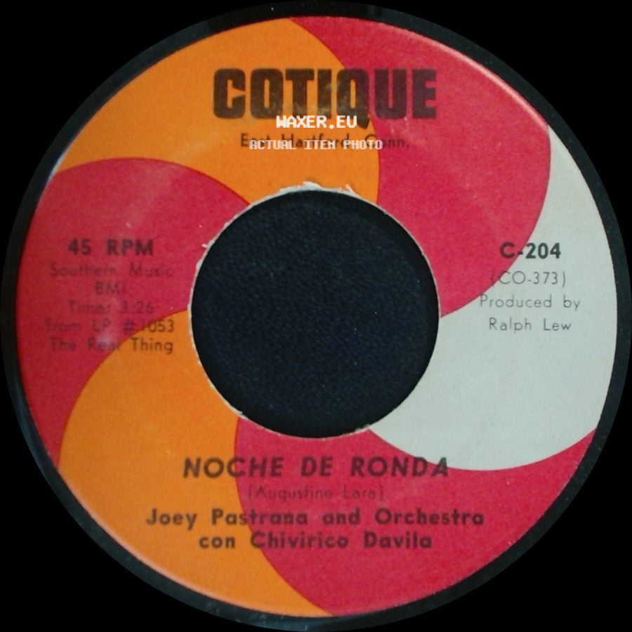 Joey Pastrana And Orchestra Con Chivirico Davila - Chumbambe / Noche De Ronda side B