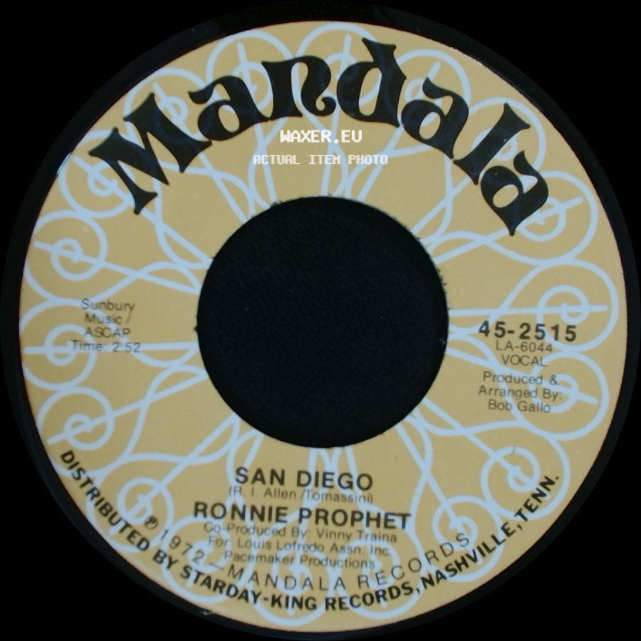 Ronnie Prophet - Fun / San Diego side B