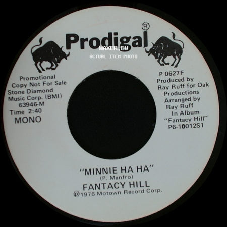 Fantacy Hill - Minnie Ha Ha / Minnie Ha Ha side A
