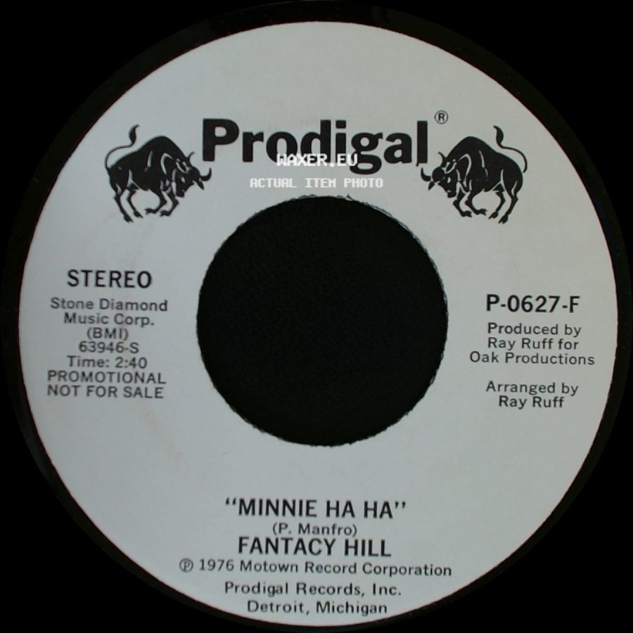 Fantacy Hill / Fantasy Hill - Minnie Ha Ha / Minnie Ha Ha side A