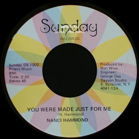 Nanci Hammond - Rain Is A Puddle Of Love / You Were Made Just For Me side B