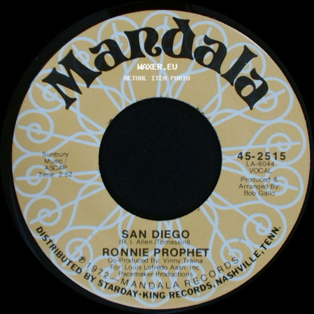 Ronnie Prophet - Fun / San Diego side B