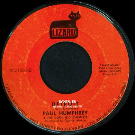 Paul Humphrey & His Cool Aid Chemists - Detroit / Cool Aid side A