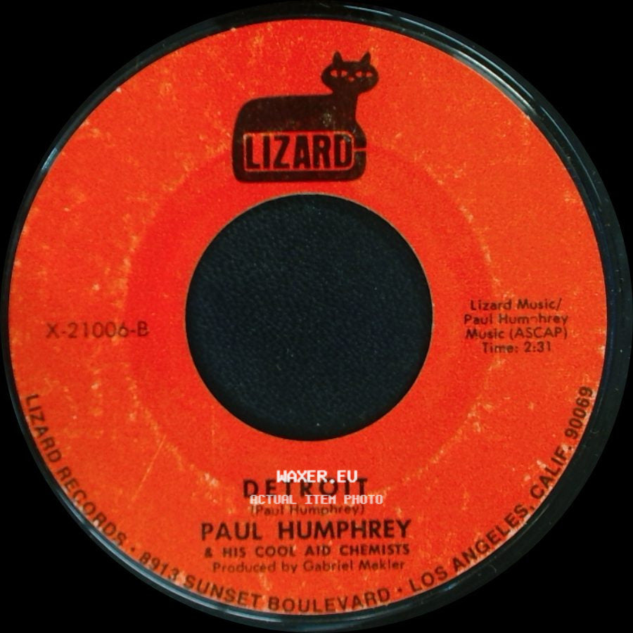 Paul Humphrey & His Cool Aid Chemists - Detroit / Cool Aid side A