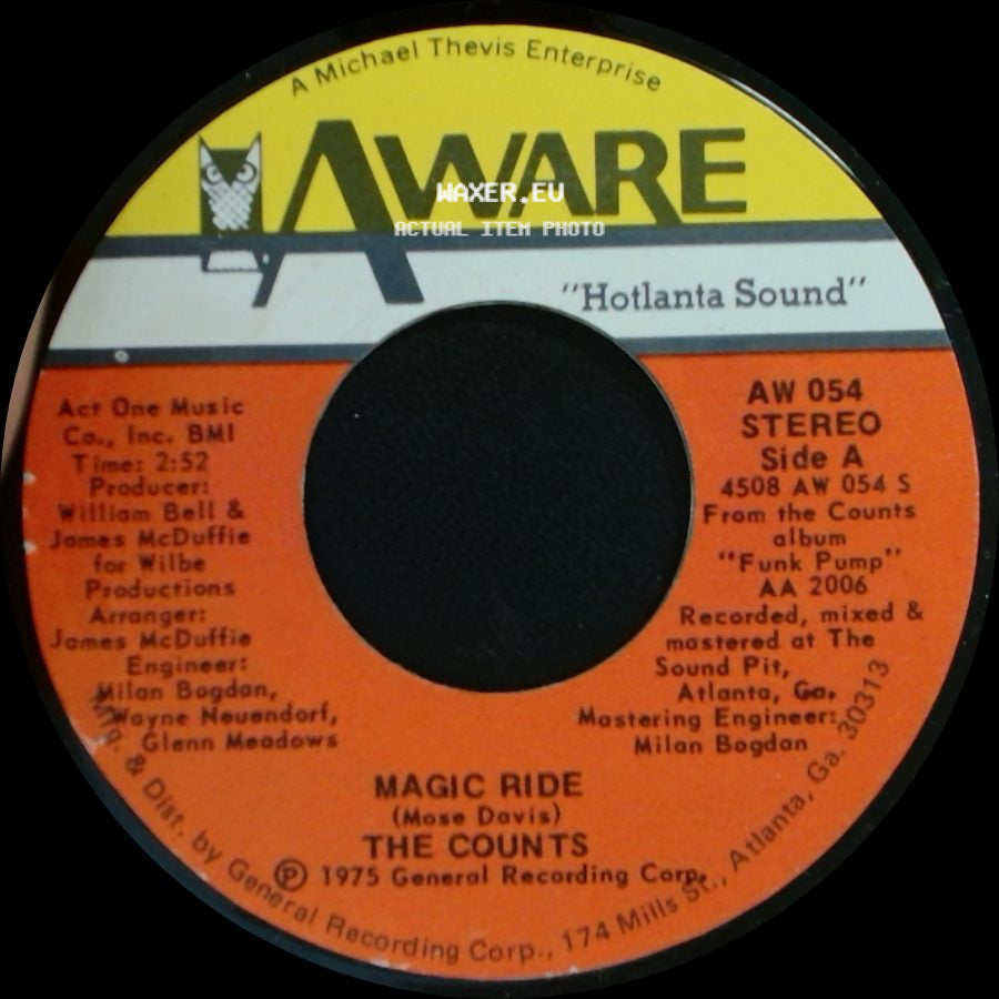 The Counts - Magic Ride / Short Cut side A