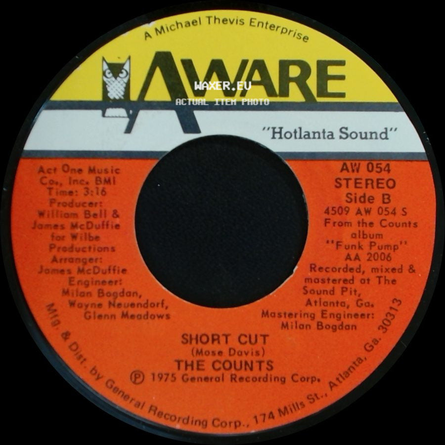 The Counts - Magic Ride / Short Cut side B