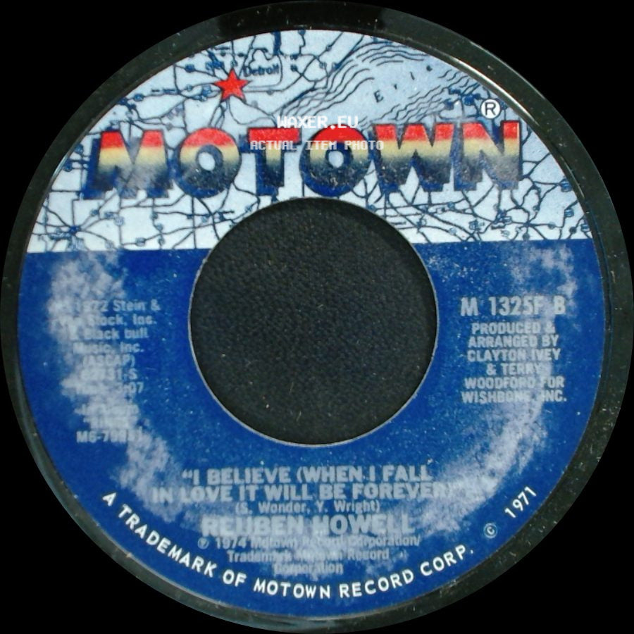 Reuben Howell - I Believe (When I Fall In Love It Will Be Forever) / Constant Disappointment side A