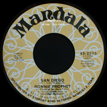 Ronnie Prophet - Fun / San Diego side B