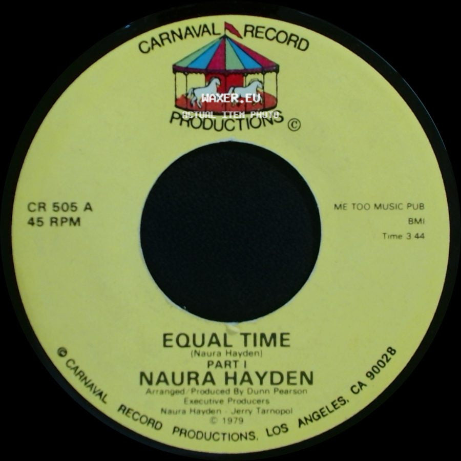 Naura Hayden - Equal Time Part Ii / Equal Time Part 1 side B