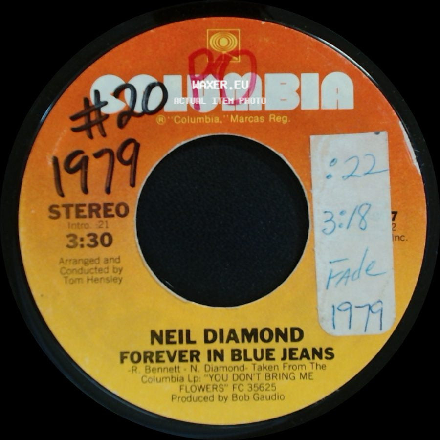 Neil Diamond - Remember Me / Forever In Blue Jeans side B