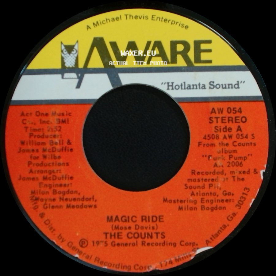 The Counts - Magic Ride / Short Cut side A