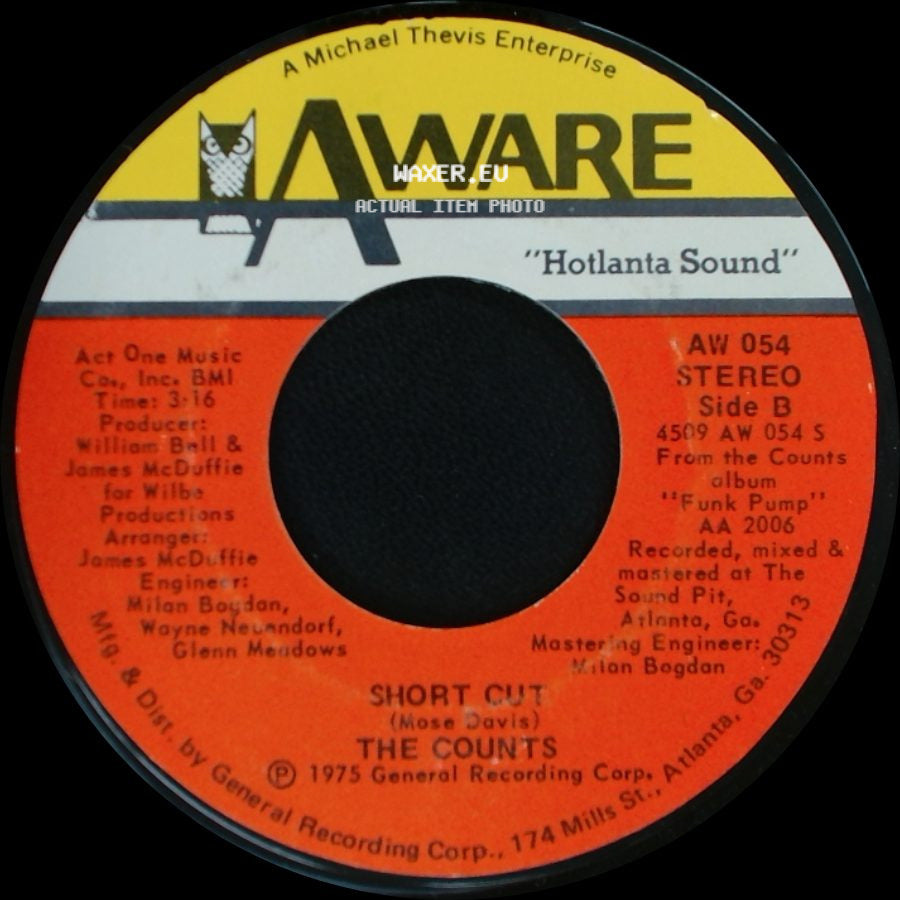 The Counts - Magic Ride / Short Cut side B