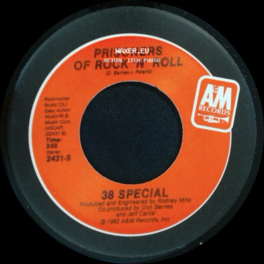 38 Special - Prisoners Of Rock 'n' Roll / You Keep Runnin' Away side A