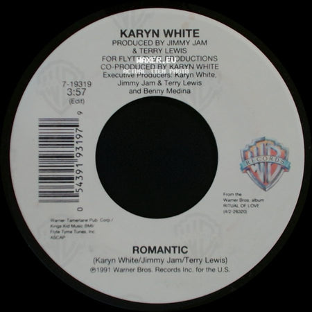 Karyn White - Romantic / Romantic side B