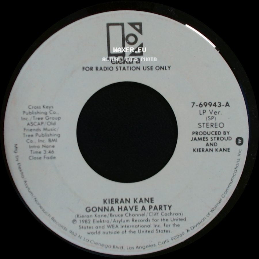 Kieran Kane - Gonna Have A Party / Gonna Have A Party side A
