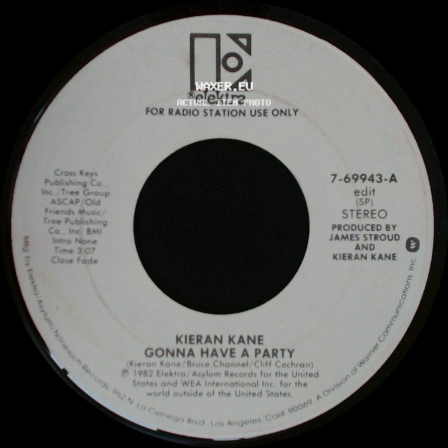 Kieran Kane - Gonna Have A Party / Gonna Have A Party side B