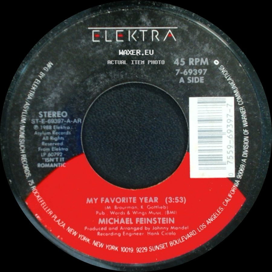 Michael Feinstein - My Favorite Year / Where Do You Start side A