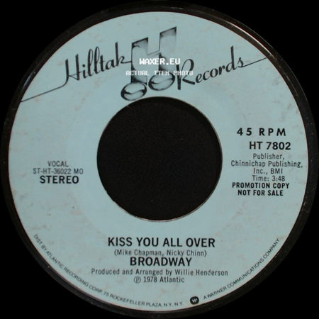 Broadway - Kiss You All Over / Kiss You All Over side A