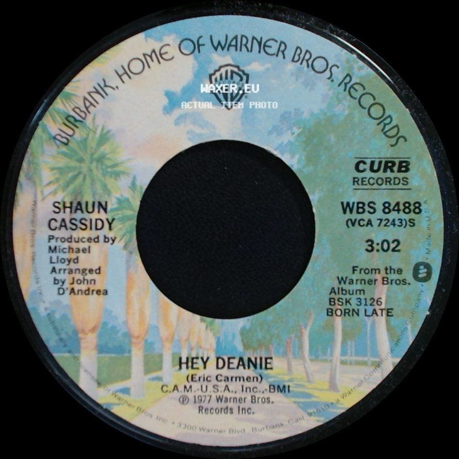 Shaun Cassidy - Strange Sensation / Hey Deanie side B