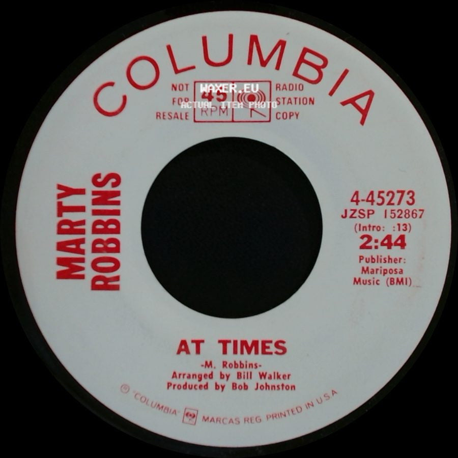 Marty Robbins - Padre / At Times side B