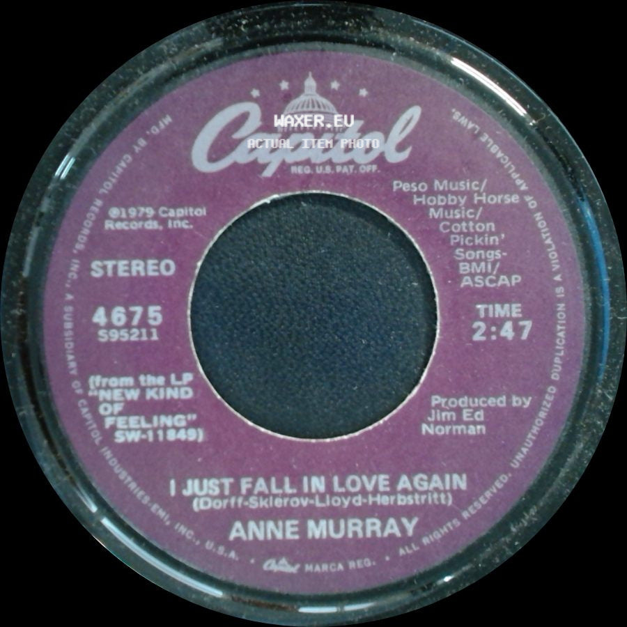 Anne Murray - Just To Feel This Love From You / I Just Fall In Love Again side B