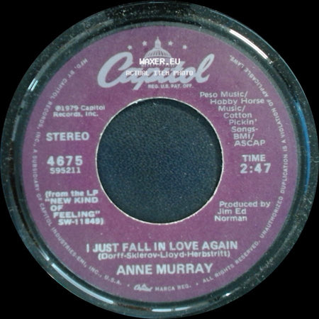 Anne Murray - Just To Feel This Love From You / I Just Fall In Love Again side B