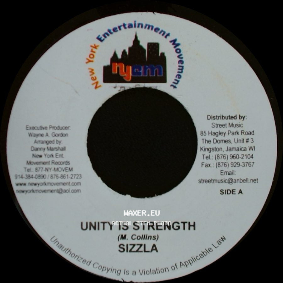 Sizzla / Sexy Pebbles - Unity Is Strength / Gun Clown side A