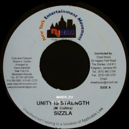 Sizzla / Sexy Pebbles - Unity Is Strength / Gun Clown side A