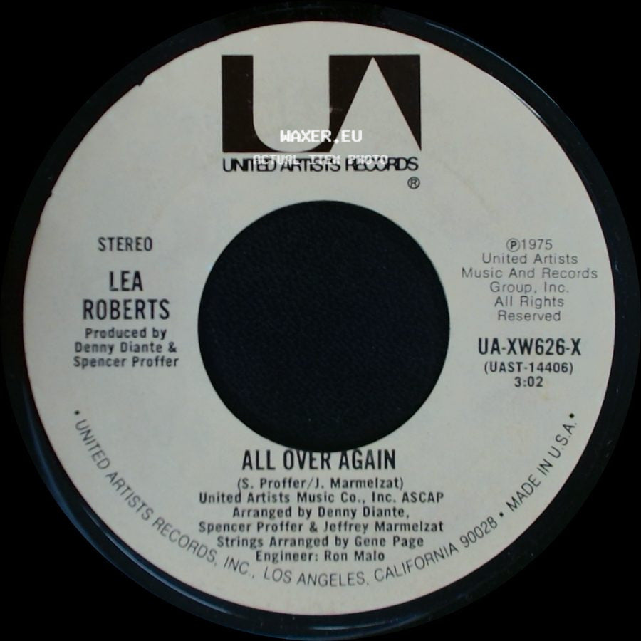 Lea Roberts - All Over Again / All Right Now side A