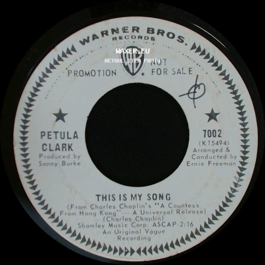 Petula Clark - High / This Is My Song side B