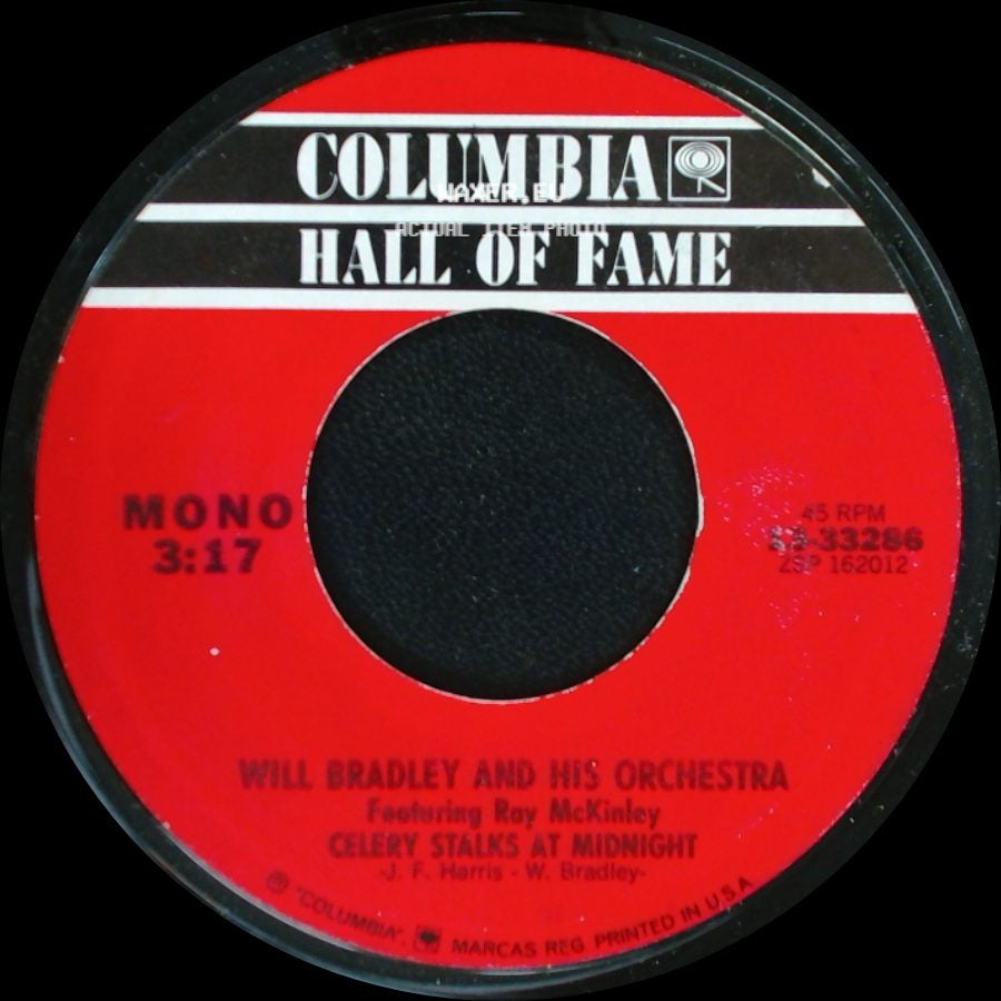 Will Bradley And His Orchestra / Will Bradley And His Orchestra Featuring Ray Mckinley - Beat Me Daddy, Eight To The Bar / Celery Stalks At Midnight side B