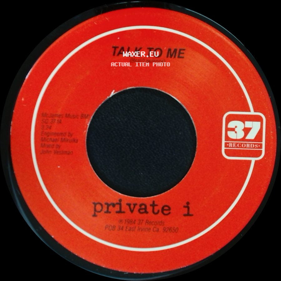Private I - Talk To Me / Here In This Life side A