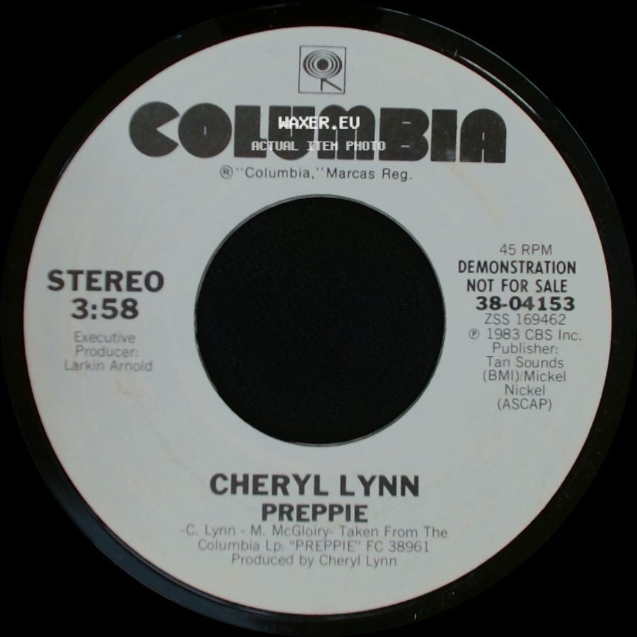 Cheryl Lynn - Preppie / Preppie side A