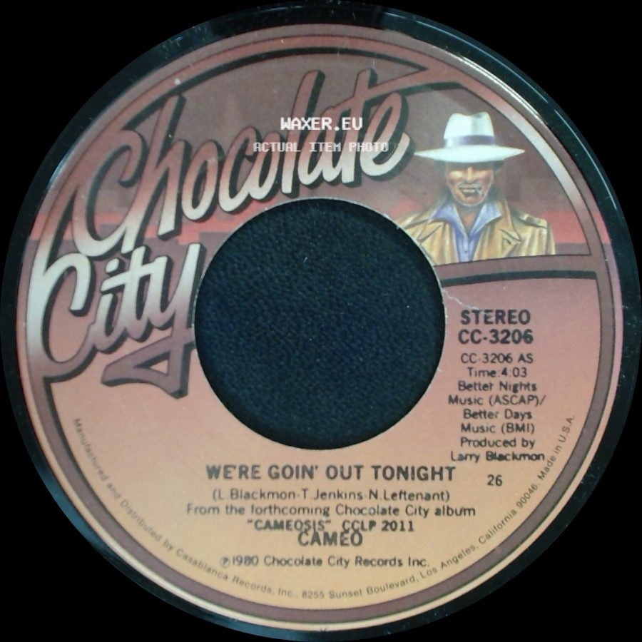 Cameo - On The One / We're Goin' Out Tonight side B