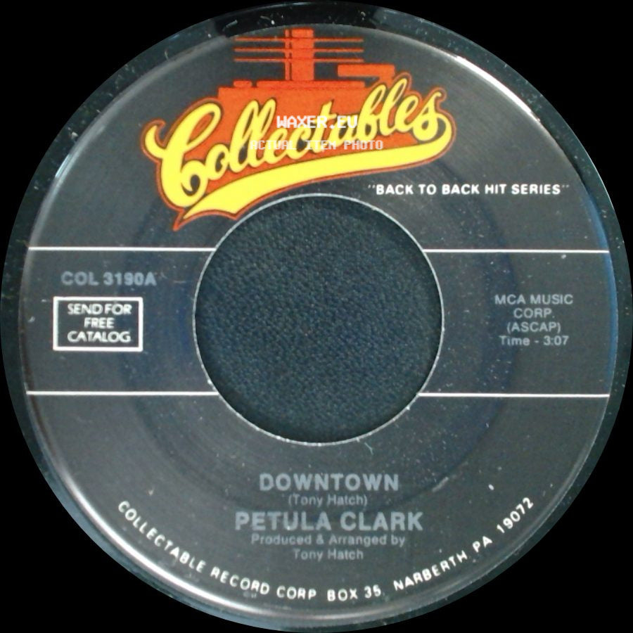 Petula Clark - Downtown / Kiss Me Goodbye side A
