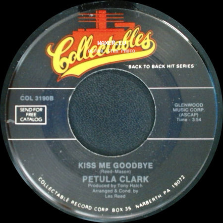 Petula Clark - Downtown / Kiss Me Goodbye side B