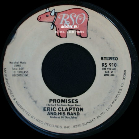 Eric Clapton And His Band - Promises / Watch Out For Lucy side A