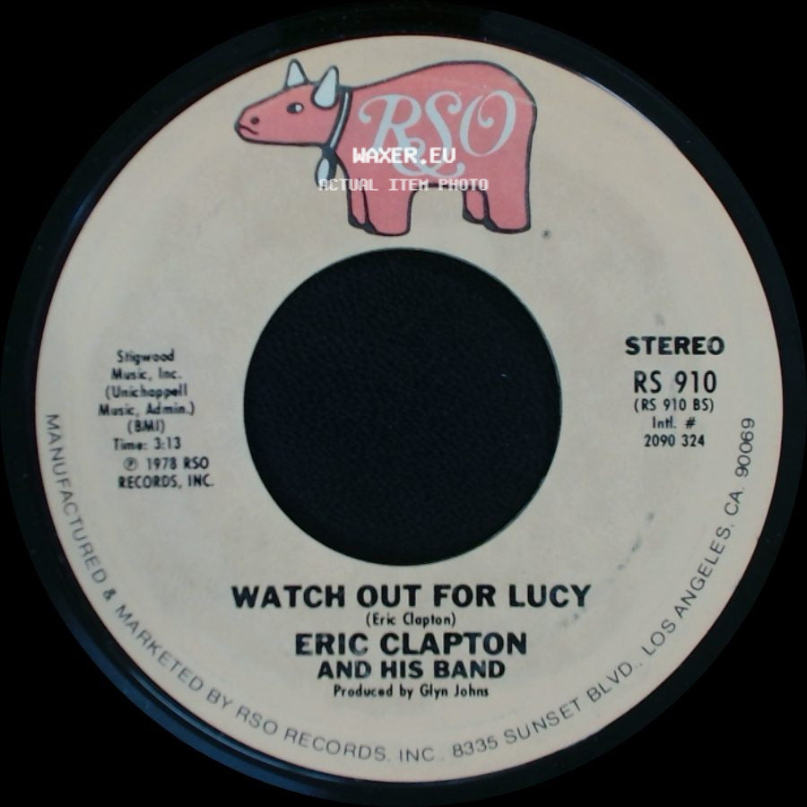 Eric Clapton And His Band - Promises / Watch Out For Lucy side B